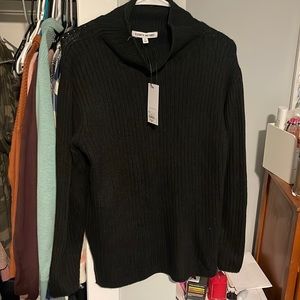Elizabeth and James back mock turtleneck sweatshirt